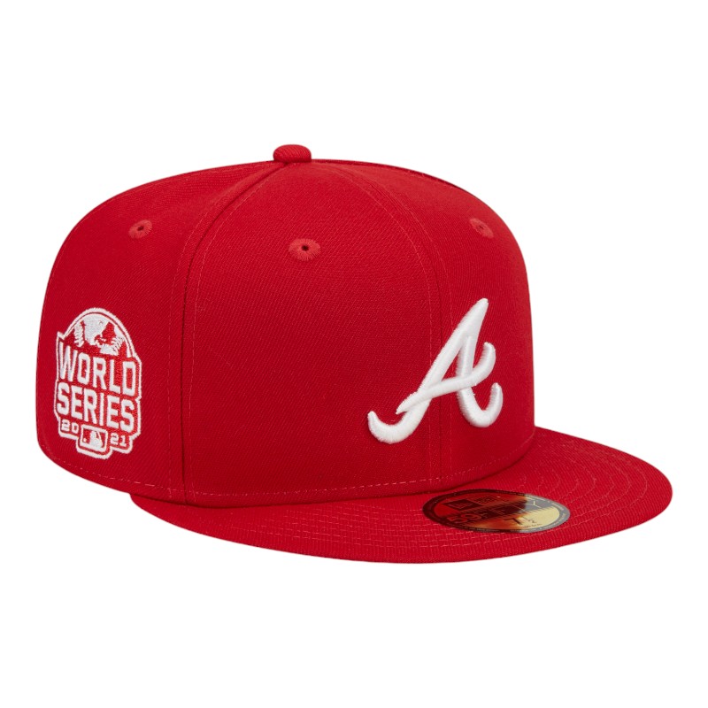 Casquette New Era 59FIFTY Atlanta Braves - Patch Série Mondiale 2021 - Taille 7 7/8 - Neuf
