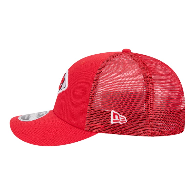Kansas City Chiefs Red Mesh Trucker Low Profile New Era 9FIFTY Snapback Hat