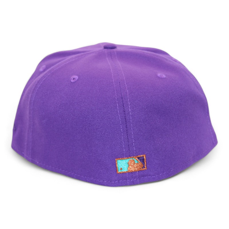 Arizona Diamondbacks Purple "DPM FittedHat Pack" 2001 World Series Patch Gray UV New Era 59Fifty Fitted Hat