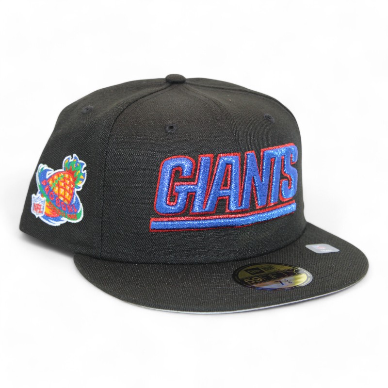 New York Giants Black "DPM FittedHat Pack" 1998 Pro Bowl Patch Gray UV Era 59Fifty Fitted Hat