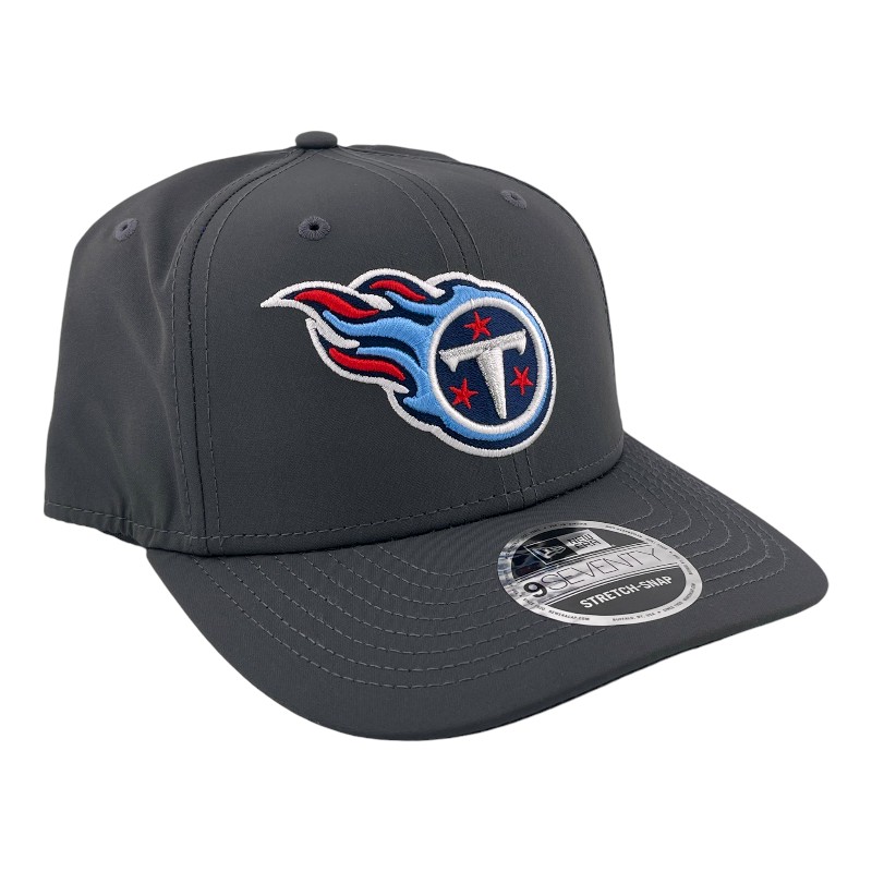 Tennessee Titans Dark Gray New Era 9SEVENTY Stretch Snapback Hat