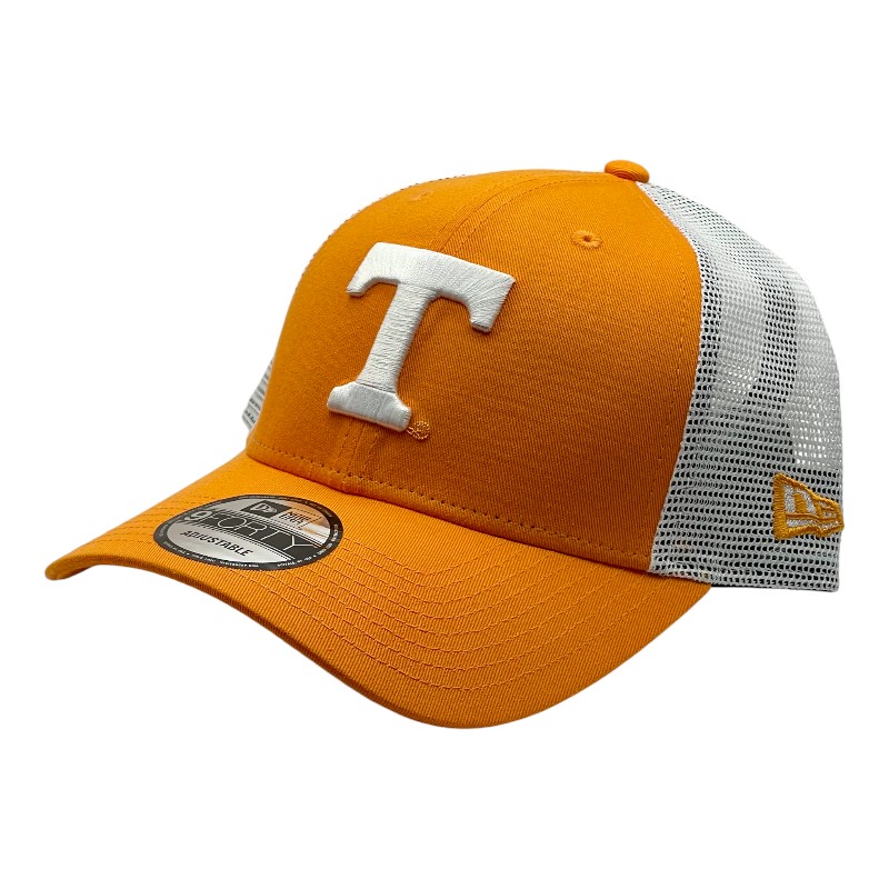 Tennessee Volunteers Orange White Mesh Back New Era 9FORTY Snapback Hat