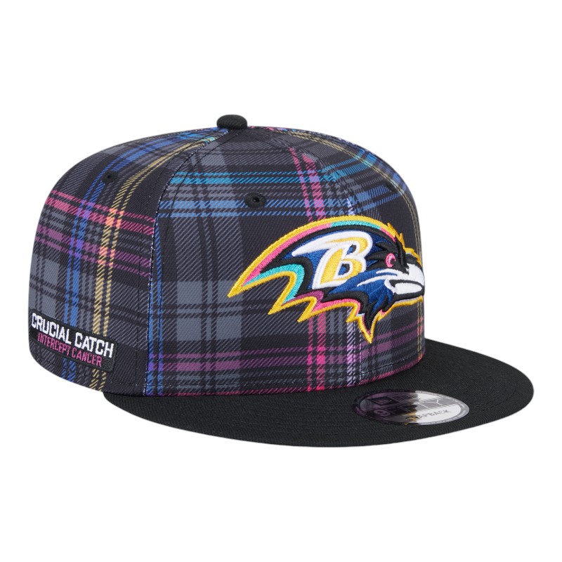 Baltimore Ravens 2024 NFL Crucial Catch Plaid New Era 9FIFTY