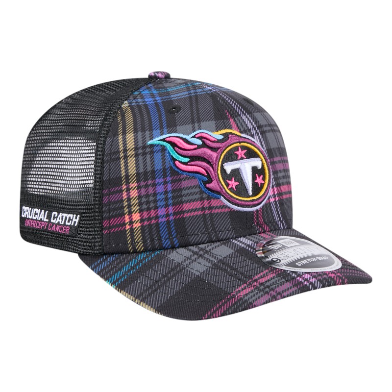 Tennessee Titans 2024 NFL Crucial Catch Plaid New Era 9SEVENTY