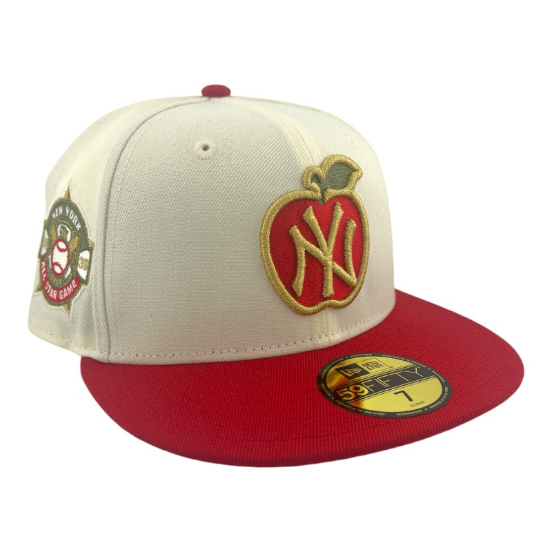 New York Yankees Chrome and Red Apple Logo 1939 ASG Patch Olive