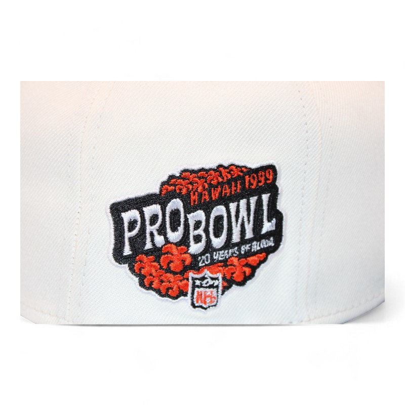 Cincinnati Bengals Cream and Black "DPM NFL Pack" 1999 Pro Bowl Patch Gray UV New Era 59Fifty Fitted Hat