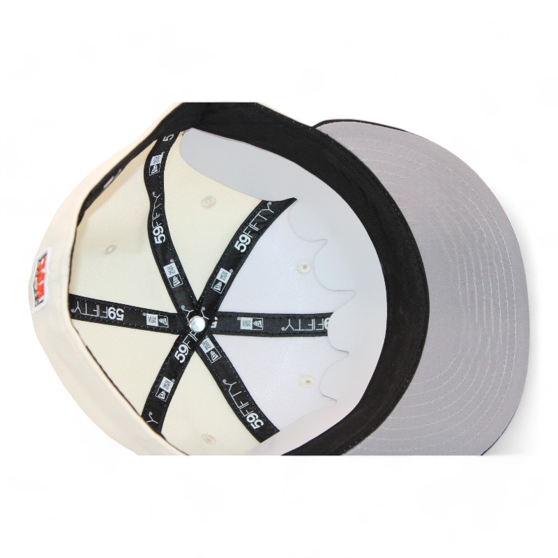 Cincinnati Bengals Cream and Black "DPM NFL Pack" 1999 Pro Bowl Patch Gray UV New Era 59Fifty Fitted Hat