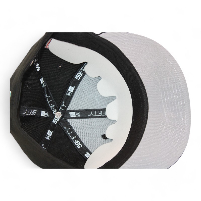 Miami Dolphins Black "DPM NFL Pack" 40 Seasons Patch Gray UV New Era 59Fifty Fitted Hat