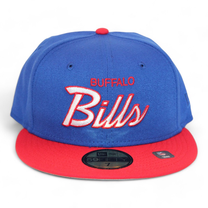 Buffalo Bills Blue and Red "DPM NFL Pack" Patch Gray UV New Era 59Fifty Fitted Hat
