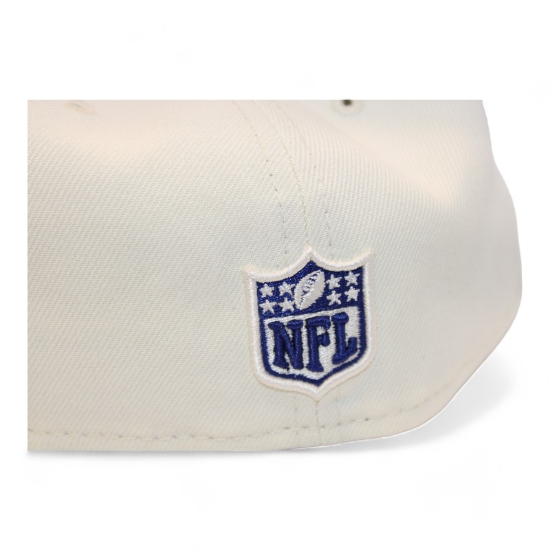 New York Giants Cream and Blue "DPM NFL Pack" Super Bowl XLII Patch Gray UV Era 59Fifty Fitted Hat