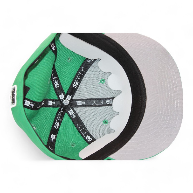 Philadelphia Eagles Kelly Green "DPM NFL Pack" Super Bowl XV Patch Gray UV New Era 59Fifty Fitted Hat