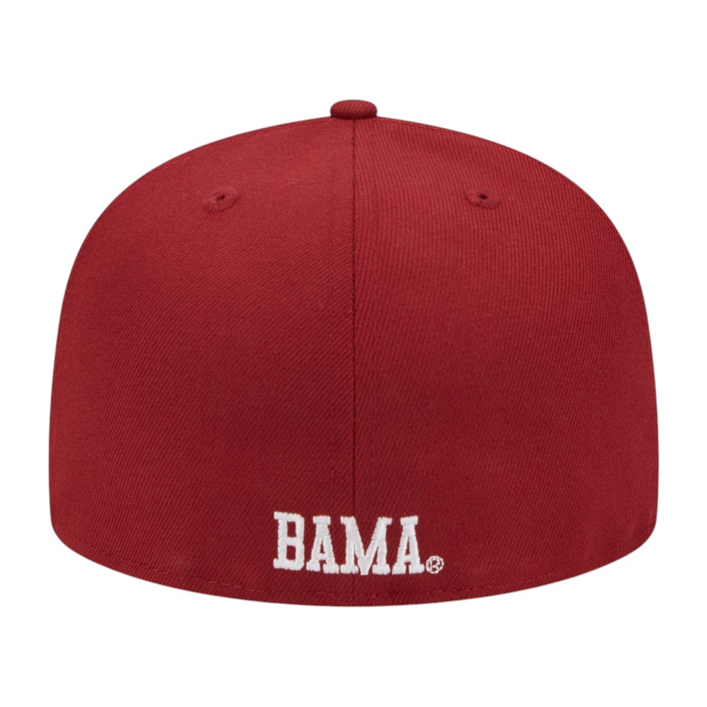 Alabama Crimson Tide Basic Bama Batterman NCAA New Era 59FIFTY Fitted Hat