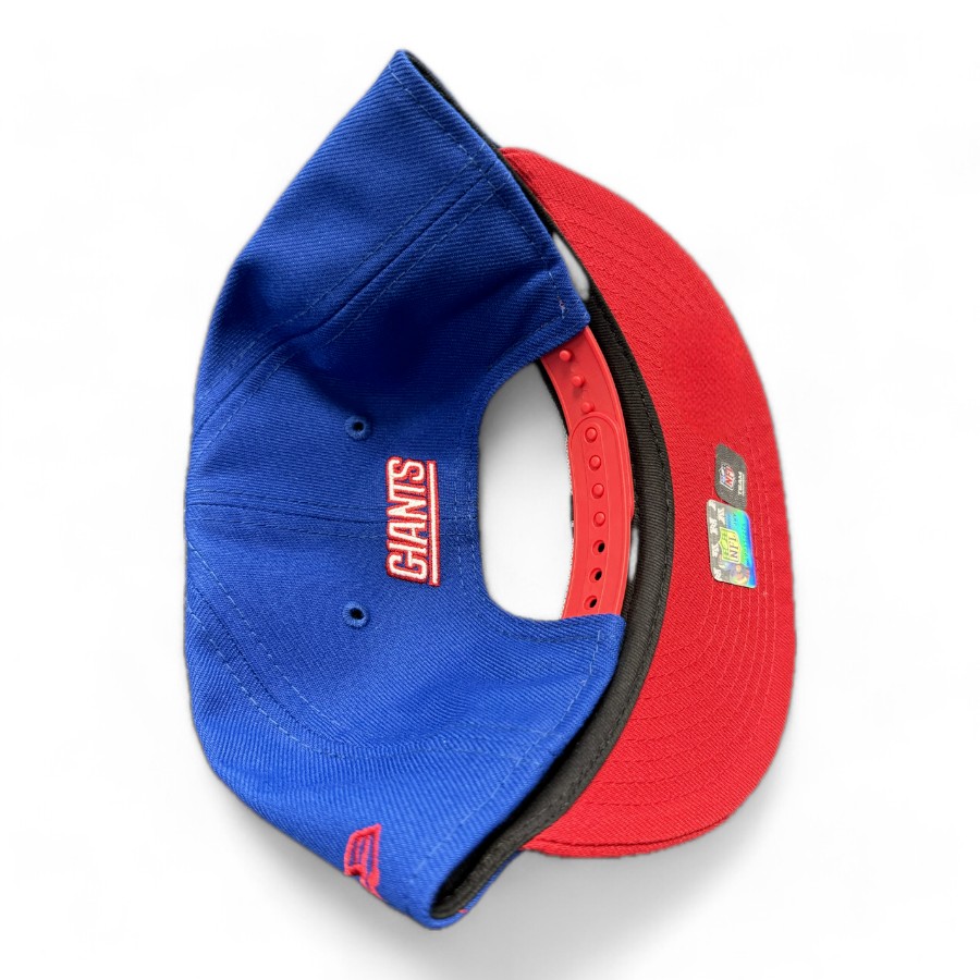 Youth New York Giants Blue and Red Basic New Era 9FIFTY Snapback Hat