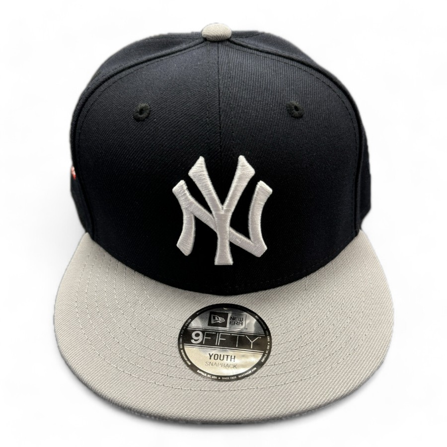 Youth New York Yankees Navy and Gray Basic New Era 9FIFTY Snapback Hat