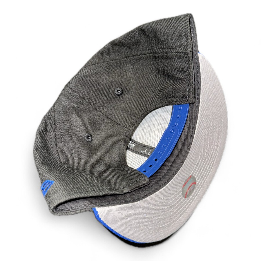 Youth New York Mets Black and Royal Blue Mascot New Era 9FIFTY Snapback Hat