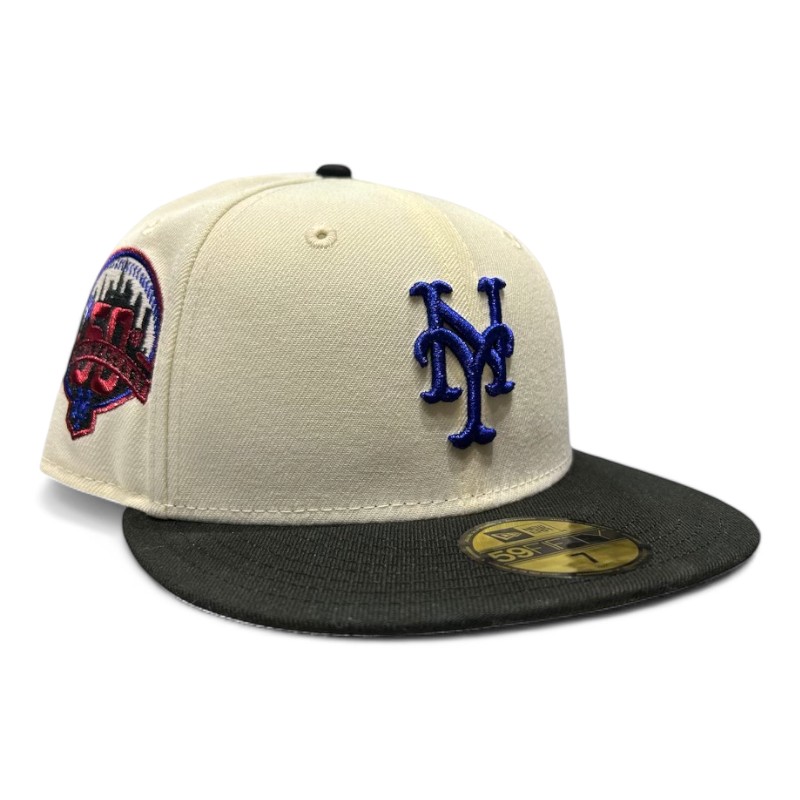 【海外限定】New Era 59FIFTY MLB New York Mets 50th Black New Era 59Fifty MLB New York Mets 50th Anniversary Fitted Hat