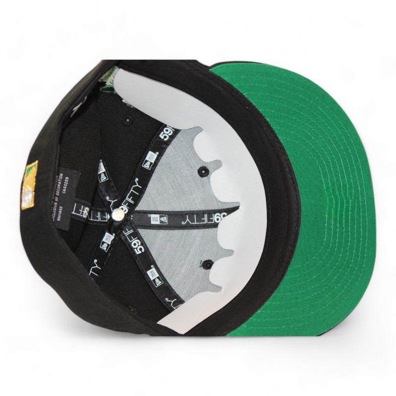 Boston Red Sox Black "Riot Pack" 1999 ASG Series Patch Green UV New Era 59Fifty Fitted Hat