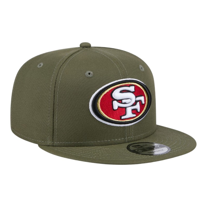 San Francisco 49ers Olive Green Basic New Era 9FIFTY Snapback Hat