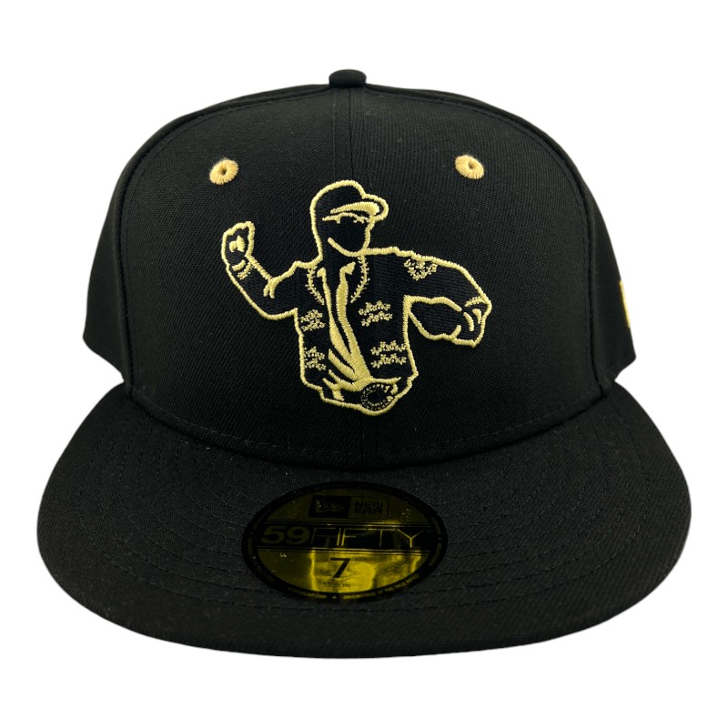 Rancho Cucamonga Quakes "Chaqueta" Black with Gray UV MiLB New Era 59FIFTY Fitted Hat
