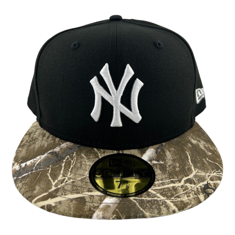 New York Yankees Black and Realtree Gray UV Era 59FIFTY Fitted Hat