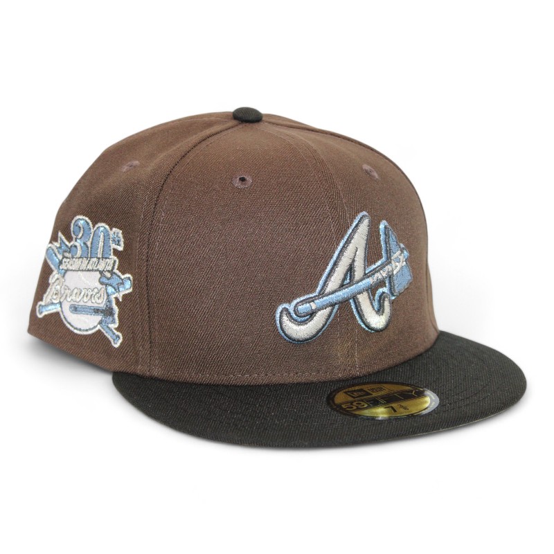 応援グッズ 59FIFTY NEW ERA THE ATLANTA BRAVES 30 New Era 59FIFTY Atlanta Braves 30th Anniversary Off White
