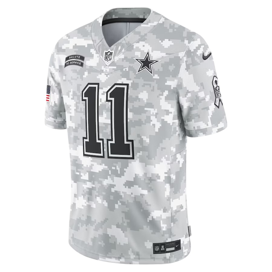 Dallas Cowboys Micah Parsons 2024 Arctic Camo Salute To Service Limited Jersey