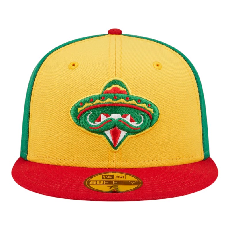 Diamantes De Arkansas Copa La Diversion Yellow and Red Annual Clearance New Era 59FIFTY Fitted Hat