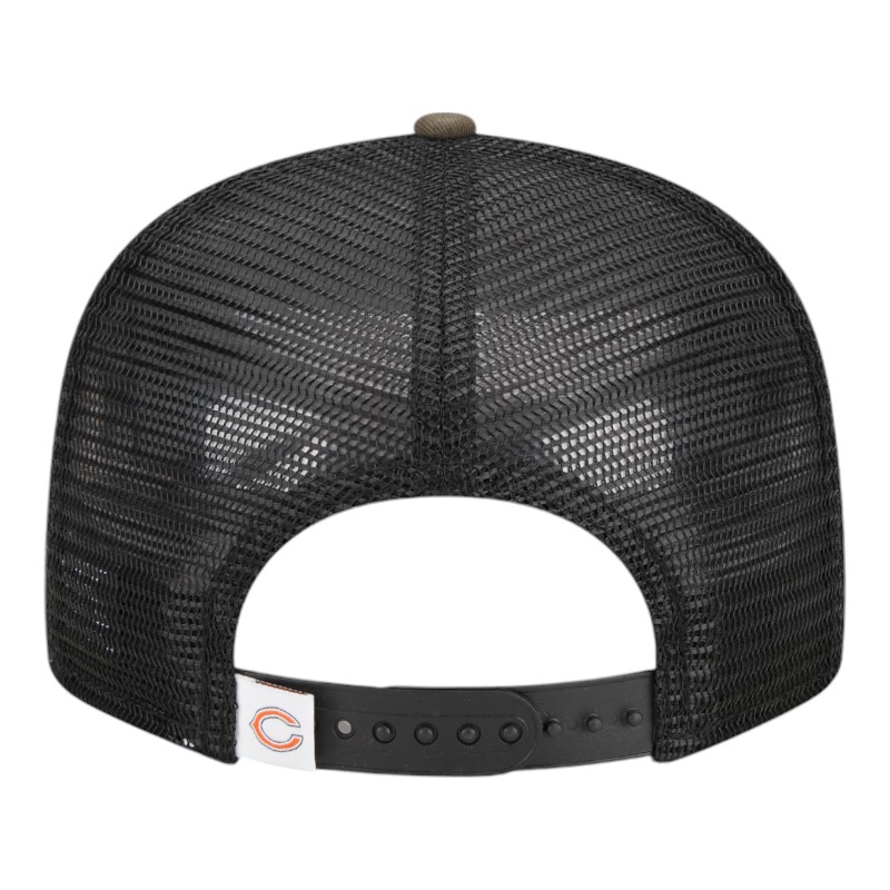 Chicago Bears Camo and Black Mesh Trucker Gray UV New Era 9FIFTY Snapback Hat