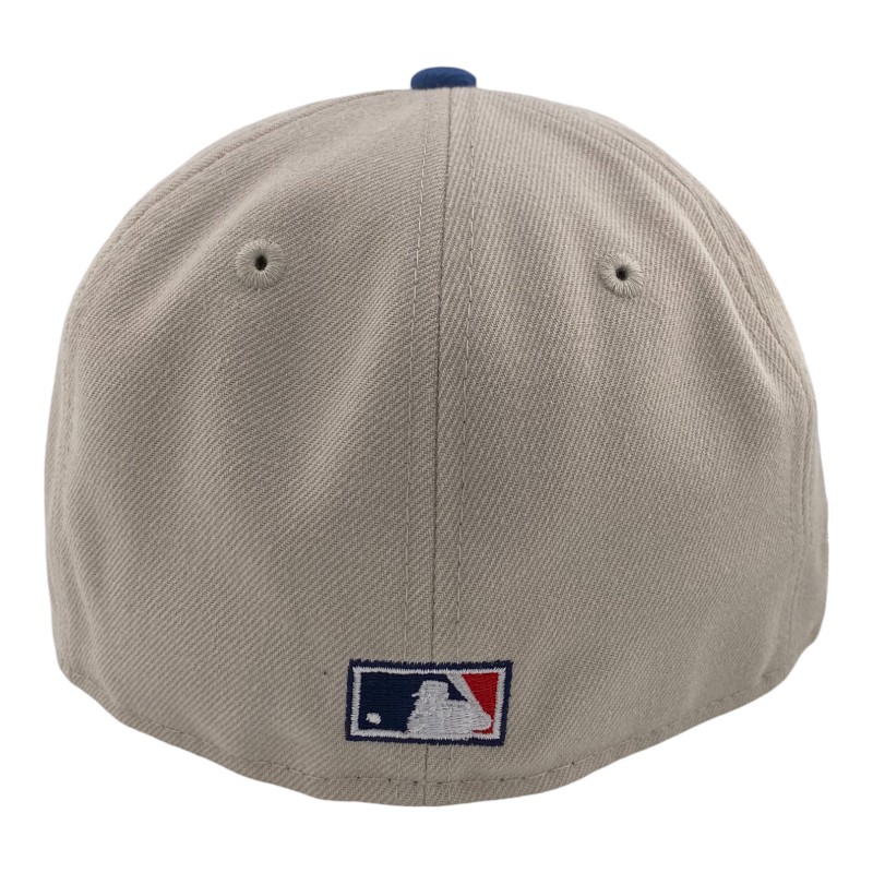 Los Angeles Dodgers Stone and Indigo Blue "City of Champions" 60th Anniversary Patch Green UV New Era 59FIFTY Fitted Hat