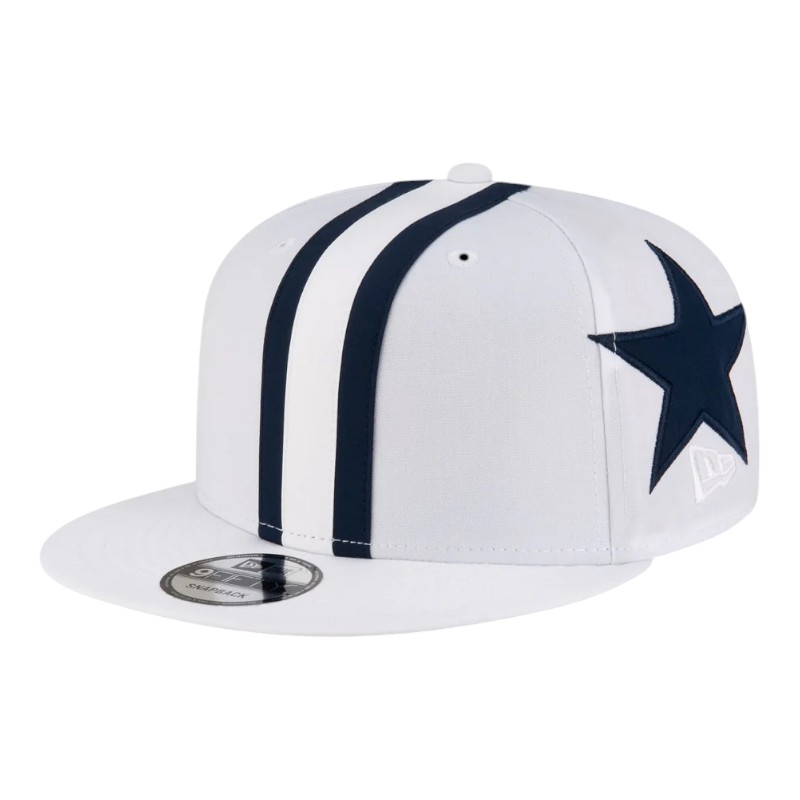 Dallas Cowboys White NFL Historic Helmet Pack New Era 9FIFTY Snapback Hat