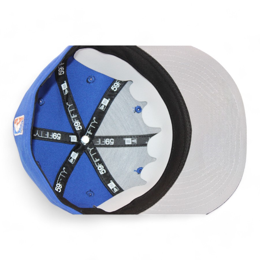 New York Knicks Blue and Black "DPM NBA Pack" Established 1946 Patch Gray UV Era 59Fifty Fitted Hat