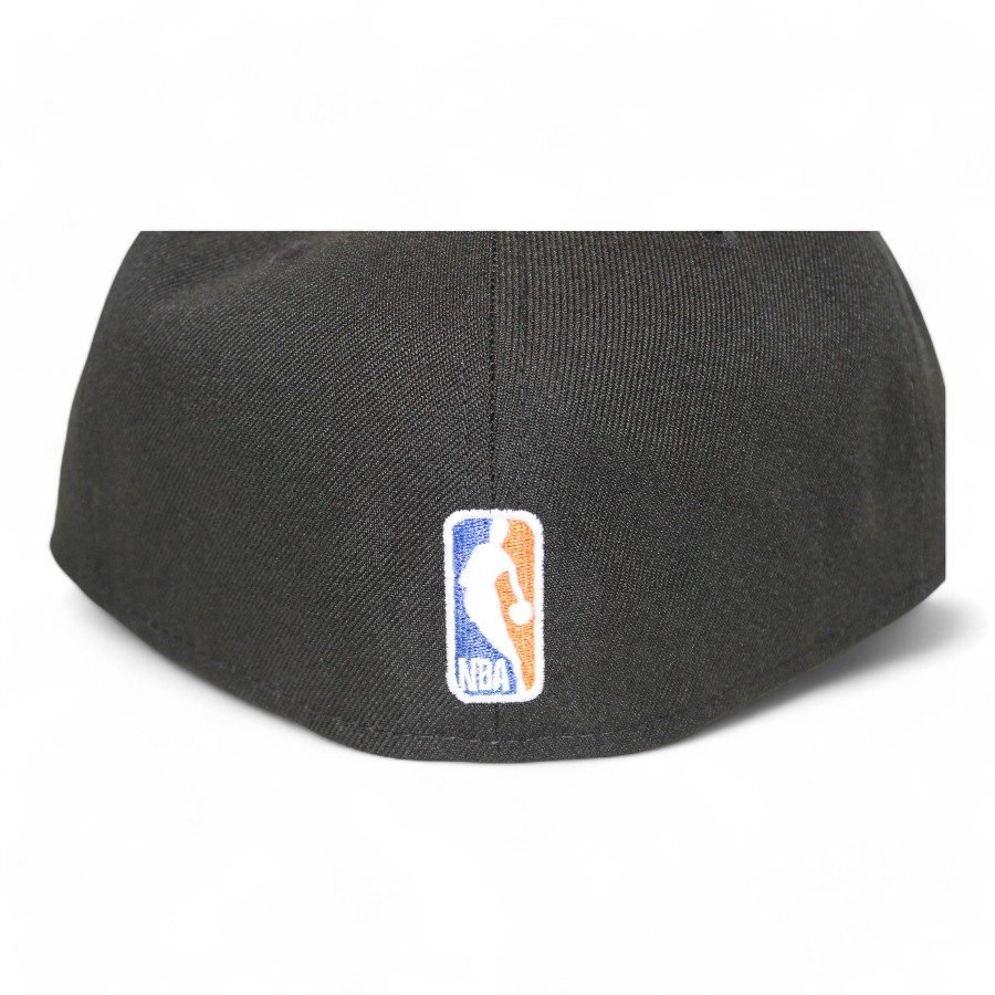 New York Knicks Black Wordmark "DPM NBA Pack" Gray UV Era 59Fifty Fitted Hat