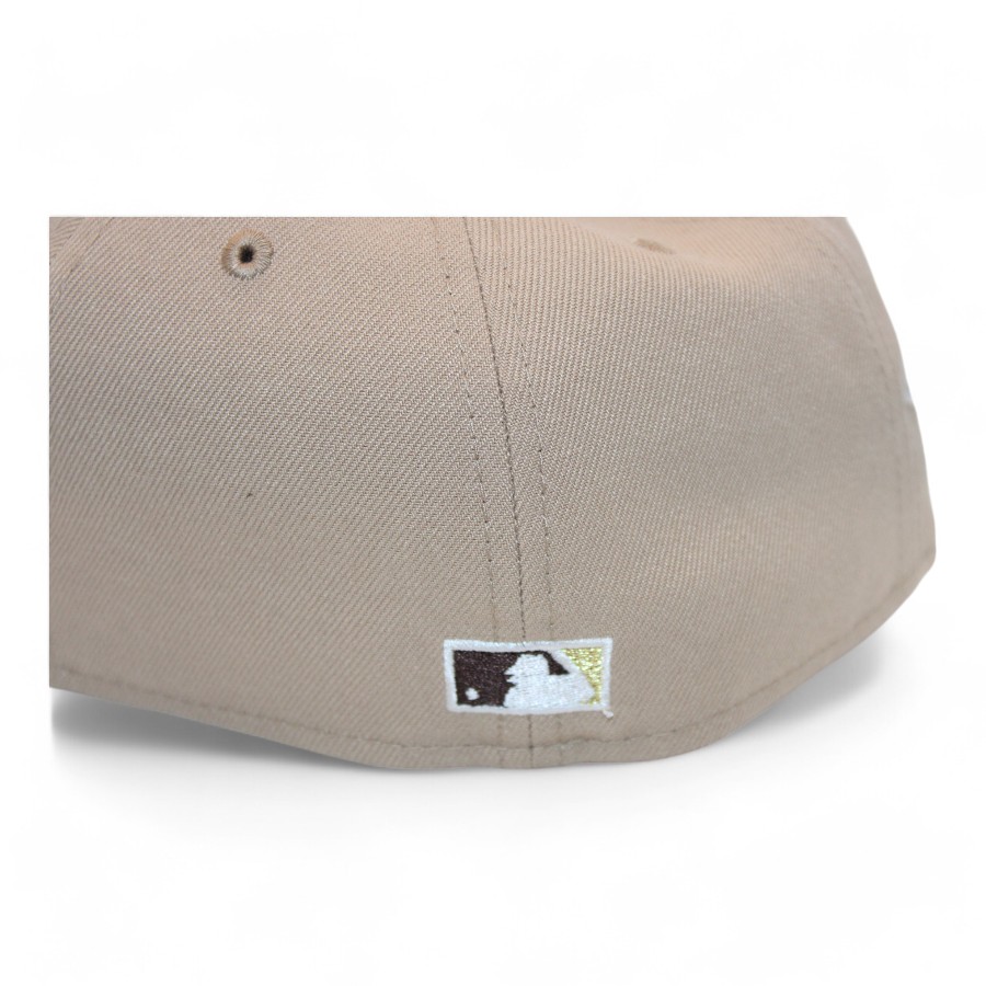 Texas Rangers Khaki and Brown "DPM Down South Pack" Arlington Stadium Patch Gray UV New Era 59Fifty Fitted Hat