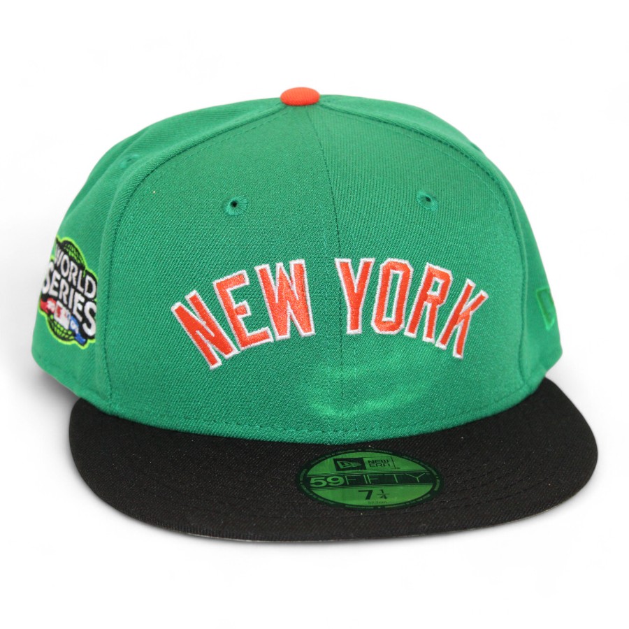 New York Yankees Green and Black "TommyLee Hoops Pack" 2009 World Series Patch Gray UV Era 59Fifty Fitted Hat