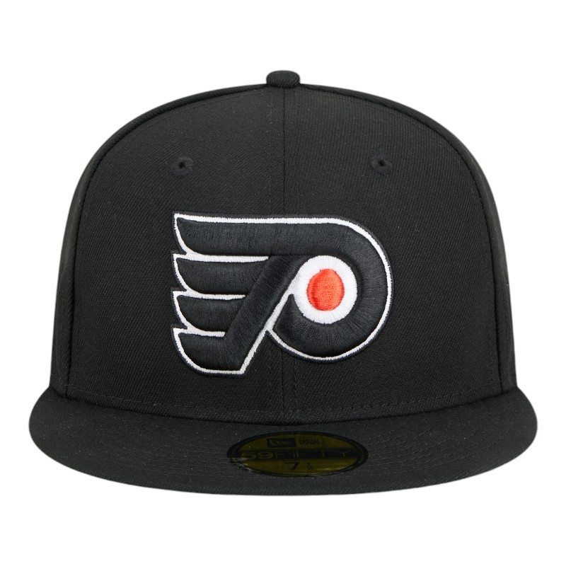 Philadelphia Flyers Black Team Basic NHL New Era 59FIFTY Fitted Hat