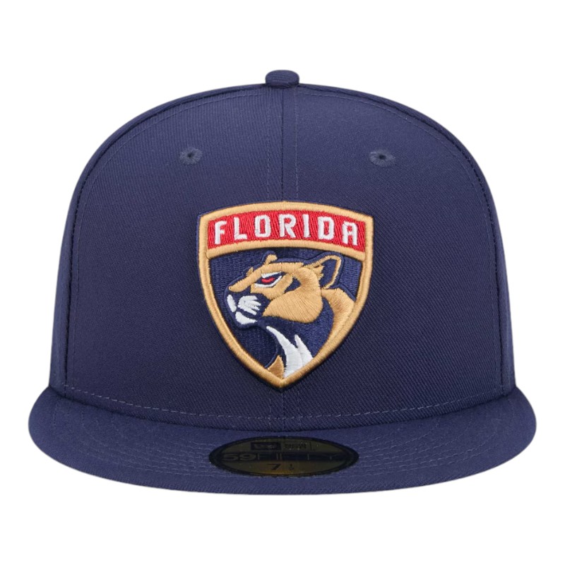 Florida Panthers Navy Team Basic NHL New Era 59FIFTY Fitted Hat