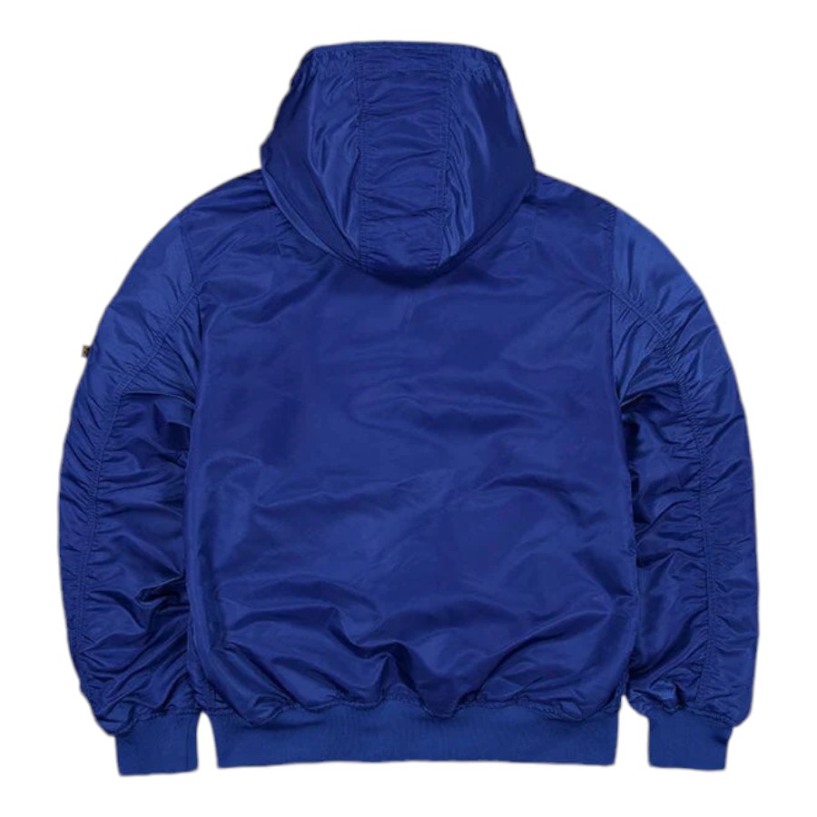 Seattle Seahawks x Alpha Industries New Era Blue L-2B Bomber Jacket