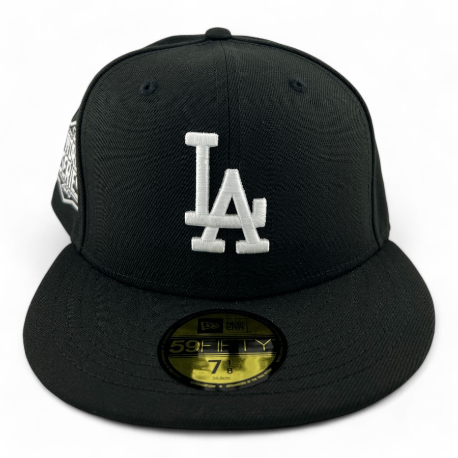 Los Angeles Dodgers Black and White "Coast to Coast" 2020 WS Patch UV New Era 59FIFTY Fitted Hat