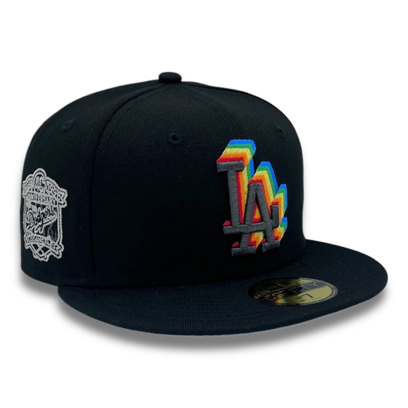 Los Angeles Dodgers Black Cascade 40th Anni Patch Gray UV New Era
