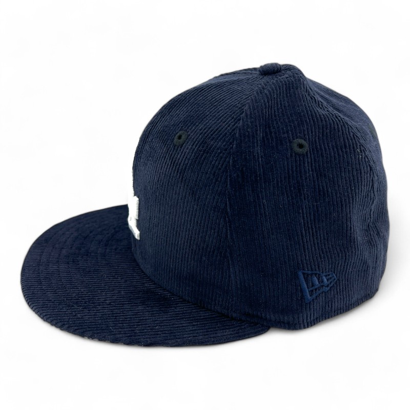 Los Angeles Dodgers Navy Corduroy 1981 WS Patch Grey UV New Era 59FIFTY Fitted Hat