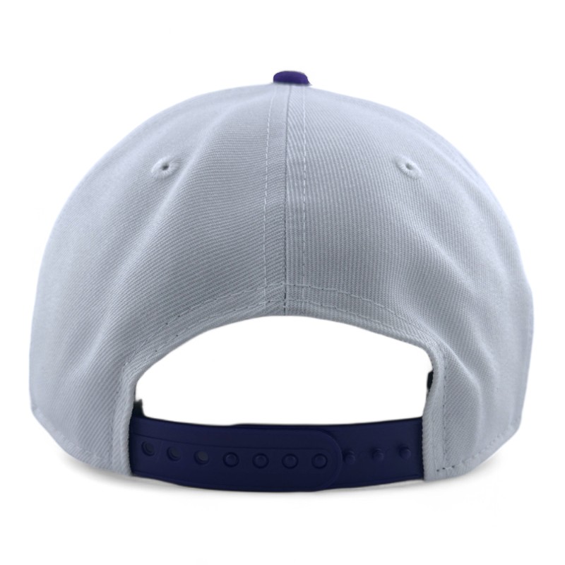 Minnesota Vikings White & Purple XLV 45th Anniversary Season Patch Gray UV New Era A-Frame Snapback Hat