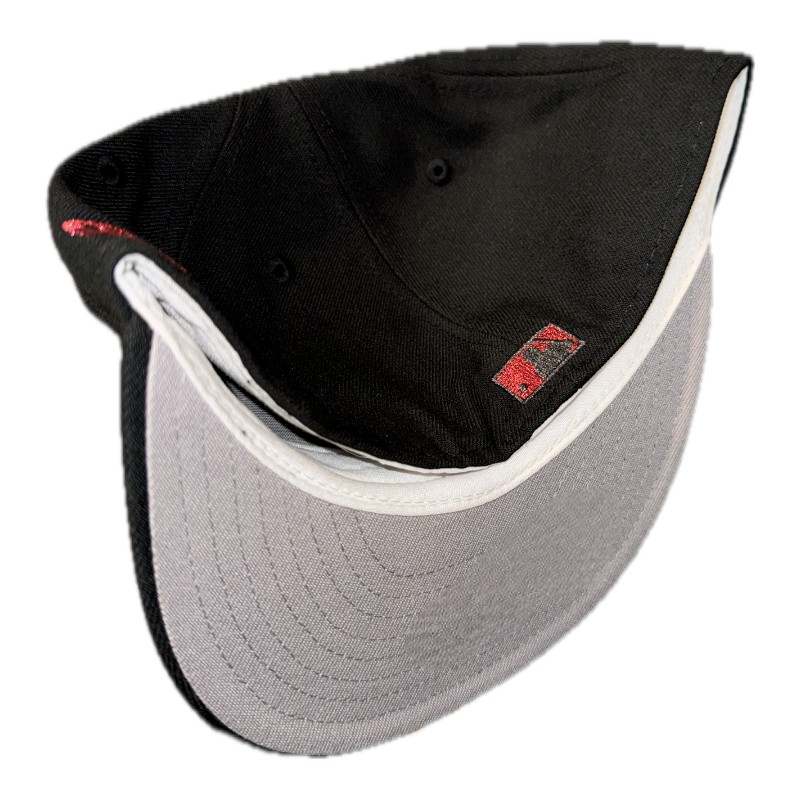 Tampa Bay Rays Black Cooperstown Tropicana Field Patch Gray UV New Era 59FIFTY Fitted Hat