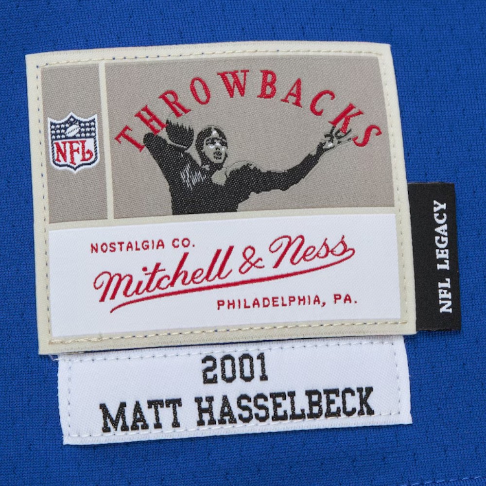 Seattle Seahawks Matt Hasselbeck Royal Blue 2001 Retro Throwback Mitchell & Ness Legacy Jersey