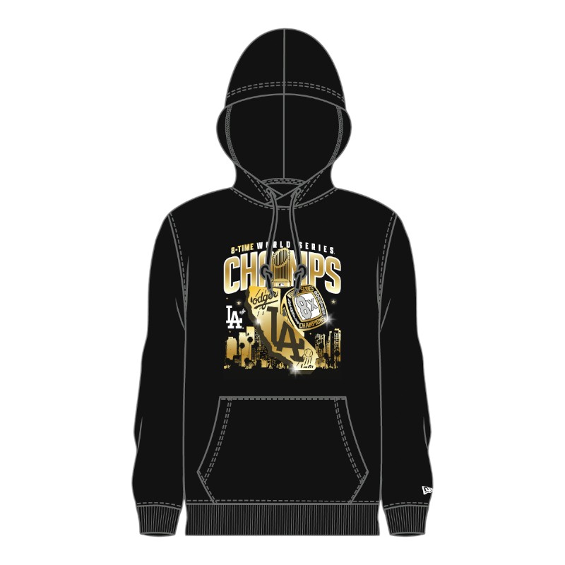 This Los Angeles Dodgers Black 8x World Series Champs LA Graph New