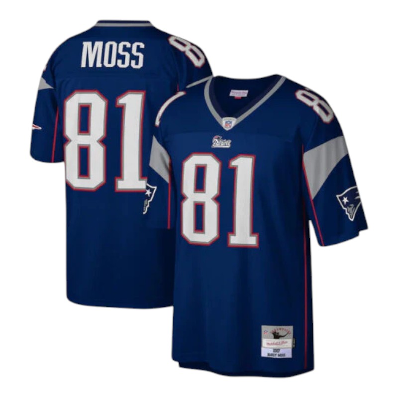 Youth New England Patriots Randy Moss Mitchell & Ness Navy 2007