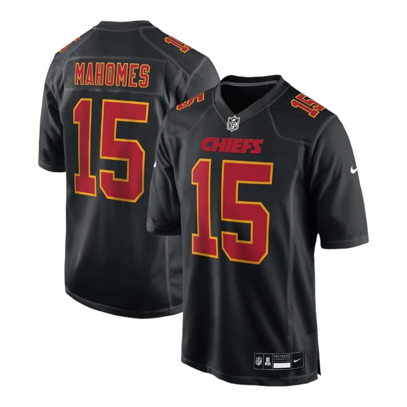 Kansas City Chiefs Patrick Mahomes Carbon Black Nike Team Game