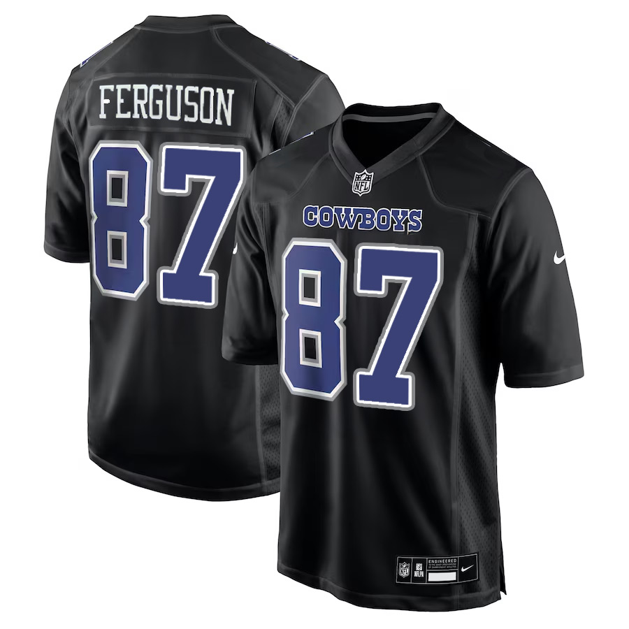 Dallas Cowboys Jake Ferguson Black Nike Fashion Game Jersey | Pro