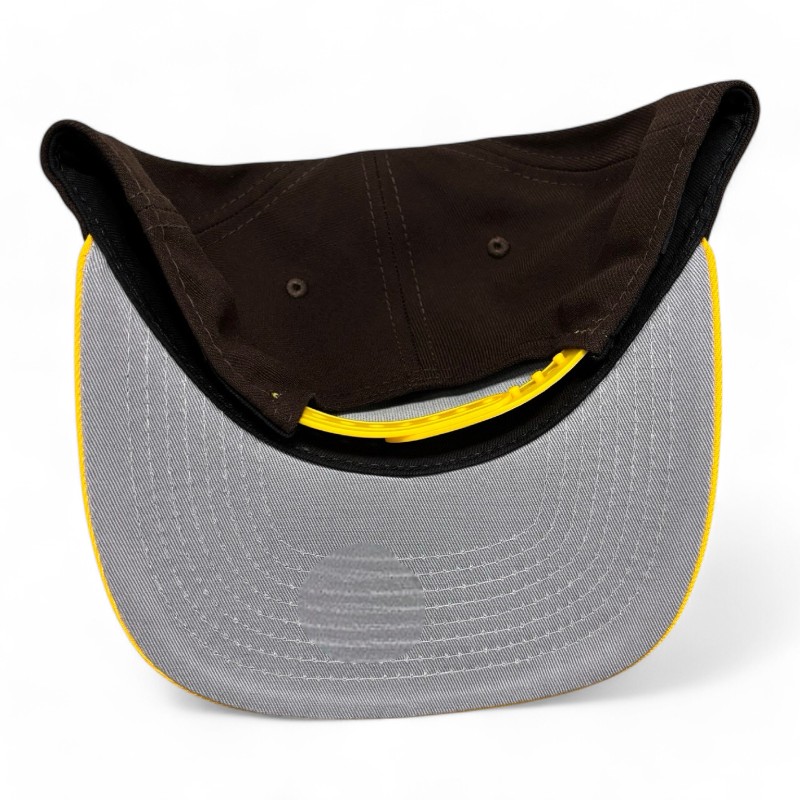San Diego Padres Brown and Yellow New Era 9FIFTY A-Frame Snapback Hat