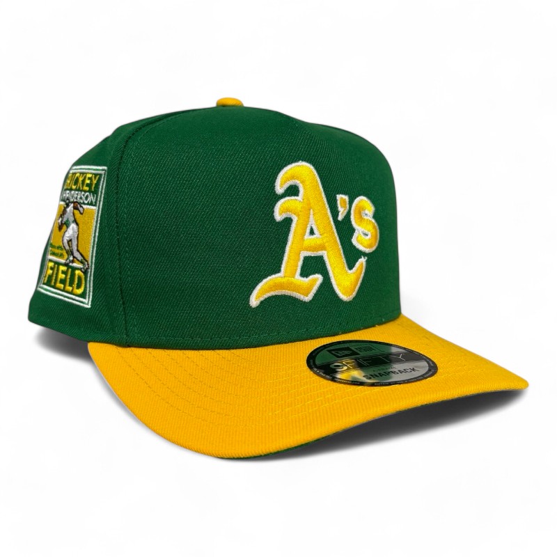 Oakland Athletics Green and Yellow Green UV New Era 9FIFTY A-Frame Snapback Hat