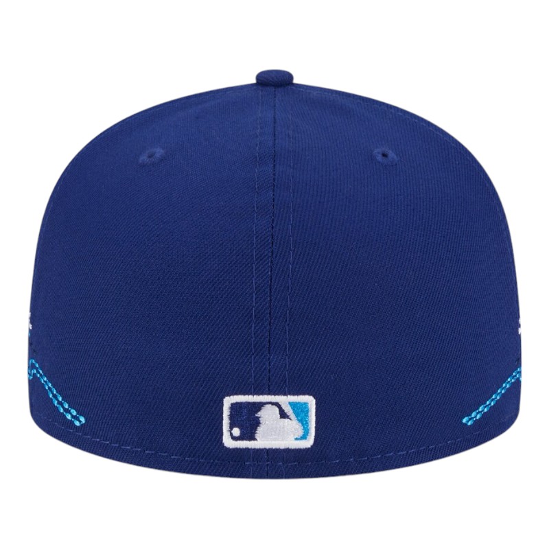 Los Angeles Dodgers Blue Tonal Wave Gray UV New Era 59FIFTY Fitted Hat